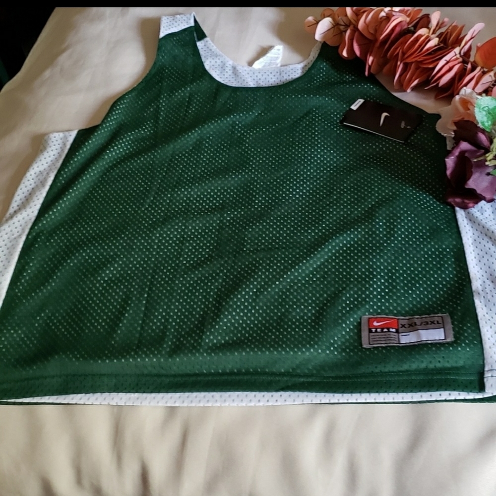 nike women's green tank top basketball NWT sz xxl - Picture 1 of 8